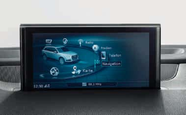 Εξοπλισμοί Φώτα Σχεδίαση Τιμόνια/Χειριστήρια όργανα Άνεση Infotainment Audi connect Συστήματα υποβοήθησης Τεχνολογία/Ασφάλεια Επέκταση εγγύησης Audi Πηγές ήχου/video MMI Navigation plus με MMI touch