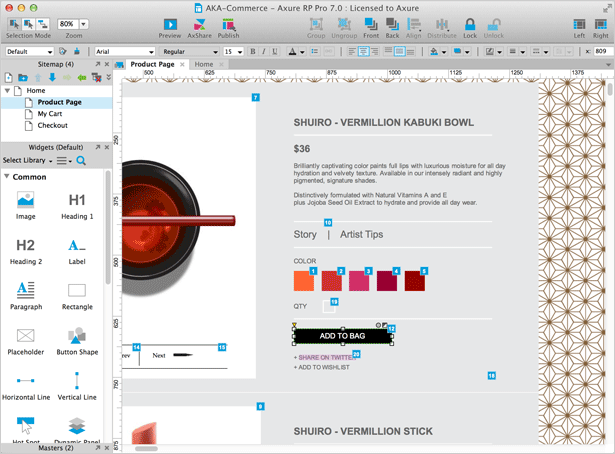 Advanced Prototyping Πηγή: http://www.axure.