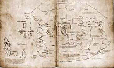 Mapa Vinlandu údajne pochádza z 15. storočia a je údajne kópiou nezachovanej Mappa Mundi z 13. storočia. Okrem toho, že je na nej zakreslená časť Afriky, Ázie a Európy, na mape je aj územie pozdĺž Atlantického oceánu nazvané Vinlandia.