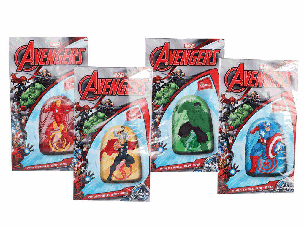 Avengers 4 Asst Mini Bop Bags GR 09938 ΣΥΣΚ 12 ΤΕΜ ΤΙΜΗ 1,75 Π.