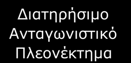 Πλεονέκτημα Ανταγωνιστική Ισότητα Προσωρινό Ανταγωνιστικό Πλεονέκτημα Προσωρινό