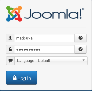 5 Διαχείρηση της ιστοσελίδας από την περιοχή του Joomla Στην συνέχεια θα παρουσιάσουμε το back end του joomla.