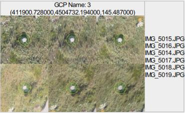 Αρ. GCP Ακρίβεια XY/Z (m) Σφάλμα X (m) Σφάλμα Y (m) Σφάλμα Z (m) Προβολικό Σφάλμα (pixel) Εντοπισμένο/ Σημειωμένο (εικόνες) 1 0.020/0.020 0.016-0.036-0.021 0.588 5/5 2 0.020/0.020-0.019 0.035 0.009 0.