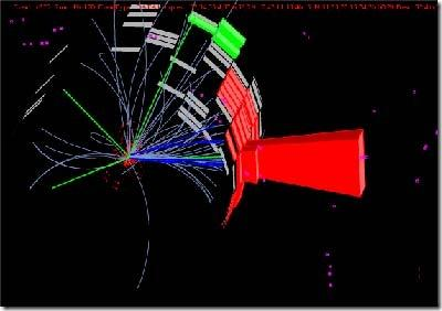 Το μποζόνιο Higgs αν και όταν δημιουργηθεί θα διασπαστεί αμέσως σε άλλα σωματίδια. Αλλά οι ανιχνευτές θα βλέπουν ένα σύνολο σωματιδίων, που κανένα δεν αντιστοιχεί μόνο στο Higgs.