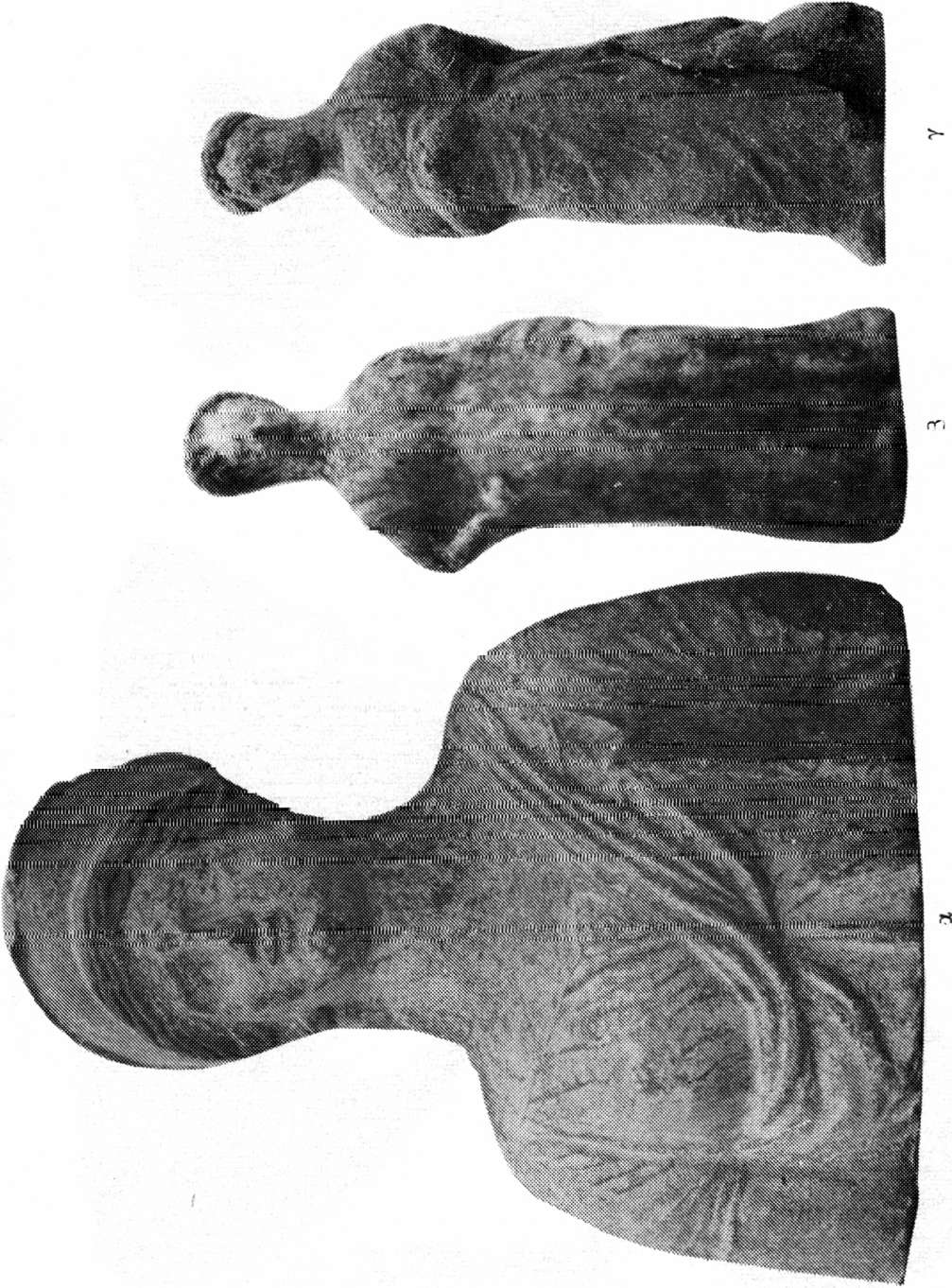 Κτενίσματα από τους τάφους των Ιστορικά χρόνων Πίν.