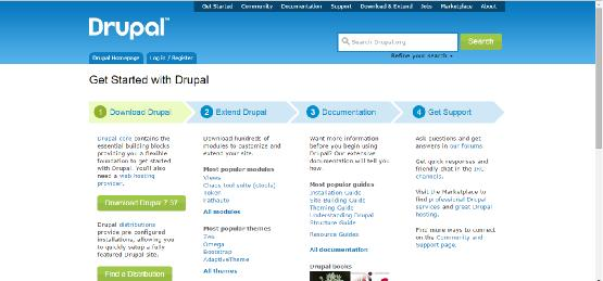 Εικόνα 3: Εικόνα από Drupal 9 Η χρήση του Drupal ενδείκνυται για: Μεγάλα portals Μεγάλα Φόρουμ συζητήσεων Εταιρικές Ιστοσελίδες με μεγάλες απαιτήσεις και ανάγκες Intranet applications, Προσωπικές