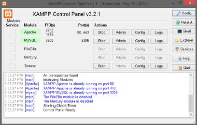 HTTP Server Apache και διαθέτει τον πίνακα ελέγχου cpanel και την εφαρμογή phpmyadmin.