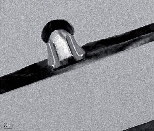 Απλές και αξιόπιστες συσκευές TEM cross section of a 25nm FDSOI transistor.