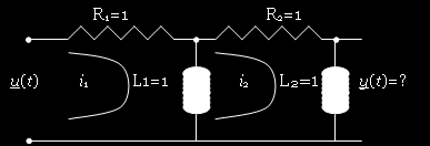 3: Ηλεκτρικό κύκλωμα RL-RL Χρησιμοποιώντας τη μέθοδο εντάσεων βρόχων θα