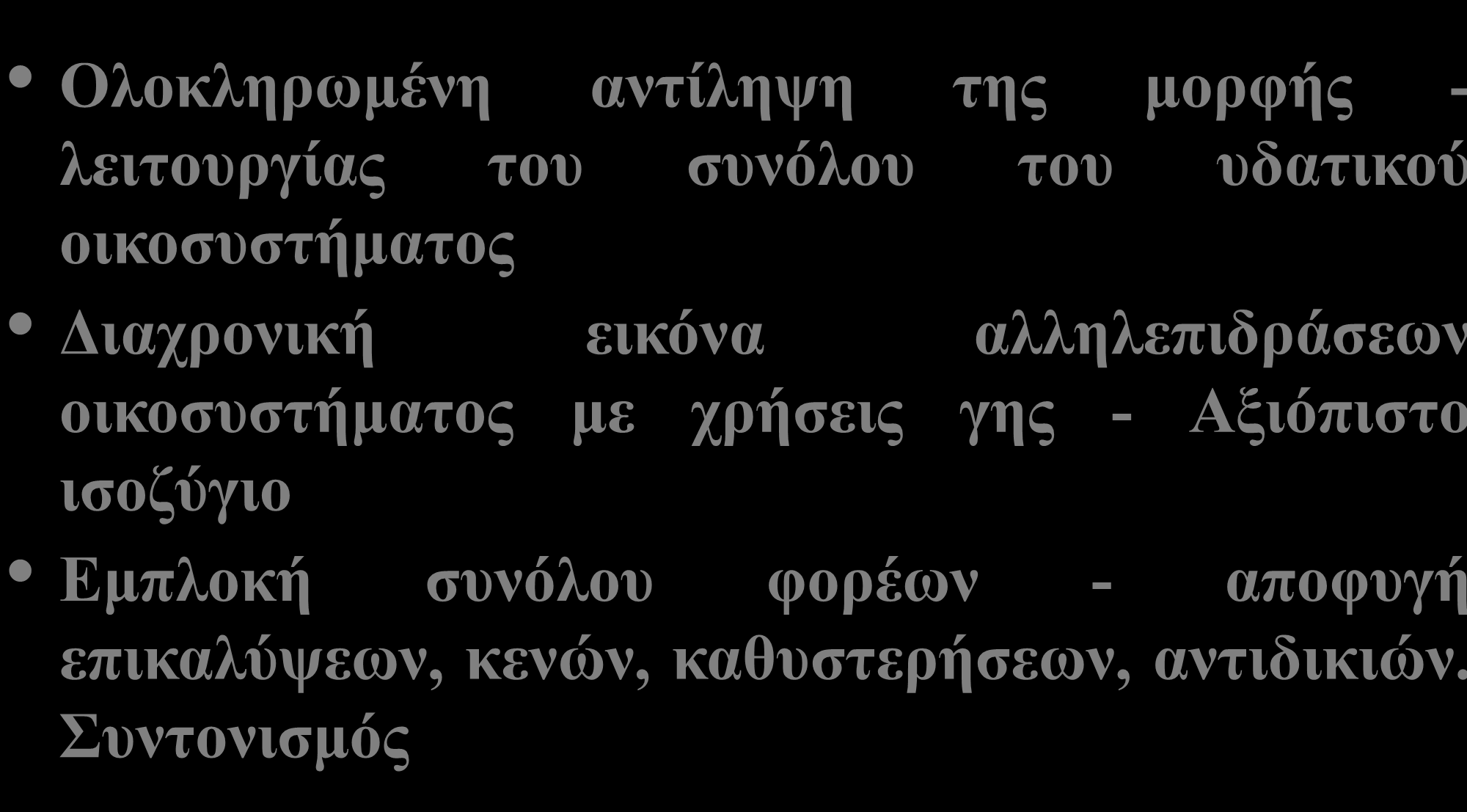 οικοσυστήματος με χρήσεις γης - Αξιόπιστο επικαλύψεων, κενών, καθυστερήσεων, αντιδικιών.