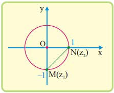 93 4. α. Είναι +αi 4+α = = = α + i α +4 Άρα η εικόνα του ανήκει στον κύκλο κέντρου Ο(0,0) και ακτίνας ρ=. β. i. Για α=0 είναι = = = i και για i i + i α=είναι = = + i οπότε η ζητούμενη απόσταση των εικόνων τους είναι: = i = + i = y O _ M( ) N() x ii.