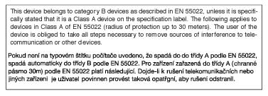 6. Κανονιστικές πληροφορίες Cependant, rien ne peut garantir l'absence d'interférences dans le cadre d'une installation particulière.