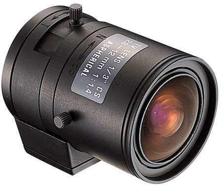 EFVM12VM412 Kameras objektīvs f3-8mm IR