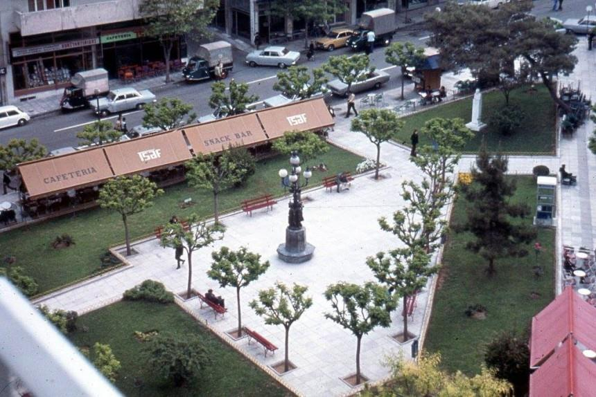 Αθήνα, πλατεία Εξαρχείων, 1974,