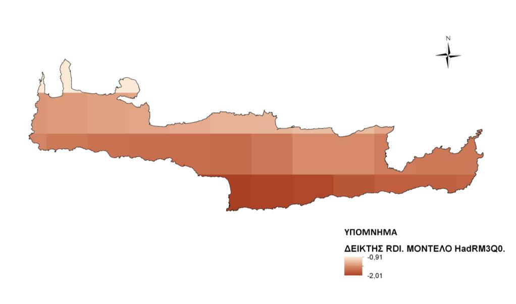 Μοντέλο HadRM3Q0 (έτος 2081-2082) Εικονα 3. 5.