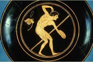 ΚΟΤΙΝΟς, ΕΠΑΘΛΟ ΤΩΝ ΟΛΥΜΠΙΑΚΩΝ ΑΓΩΝΩΝ Σύμφωνα με την μυθολογία ο εφευρέτης του αθλητισμού και ο θεμελιωτής των Ολυμπιακών Αγώνων ήταν ο Ιδαίος Ηρακλής, ο οποίος φύτεψε για πρώτη φορά