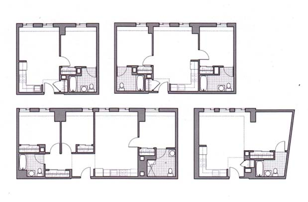 bath units 1 to 15 floors in the building(s) Accessible Units available Central air conditioning Bicycle