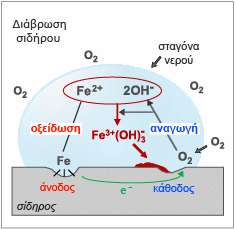 O 2(g) + 2H 2 O (l) + 4e - 4OH - (aq) Εικόνα 2.