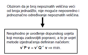 Aalza obrada geodekh mjereja 4 Formraje korelah jedadžb Porac moraju udoolj rc zjedačeja uklo e euglace u mjerejma agrage-oa fukcja adržaa kao r čla rc zjedačeja P ua ujeh jedadžb omože eozam fakorma
