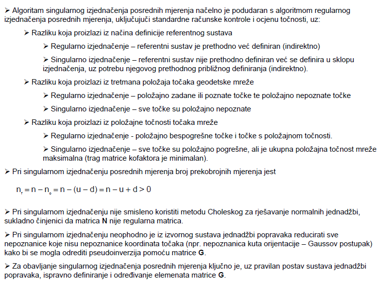 Aalza obrada geodekh mjereja 5 Sojee rjedo oje ekor Za kadrau marcu A, dmezje x, reba odred ekor (razlč od ule) kalar λ ako da je: A Naede zadaak aza e roblem ojee rjedo ( A I) a a ( A I) a a a a