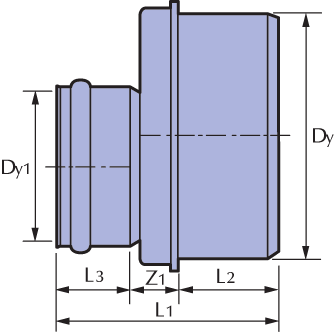 DIMENZIJA KOD L1 L2 L3 Z1 Dy x Dy1 (mm) (mm) (mm) (mm) (mm) / / / / / / / 167 168 169 171 172 173 2 300 300 33 370