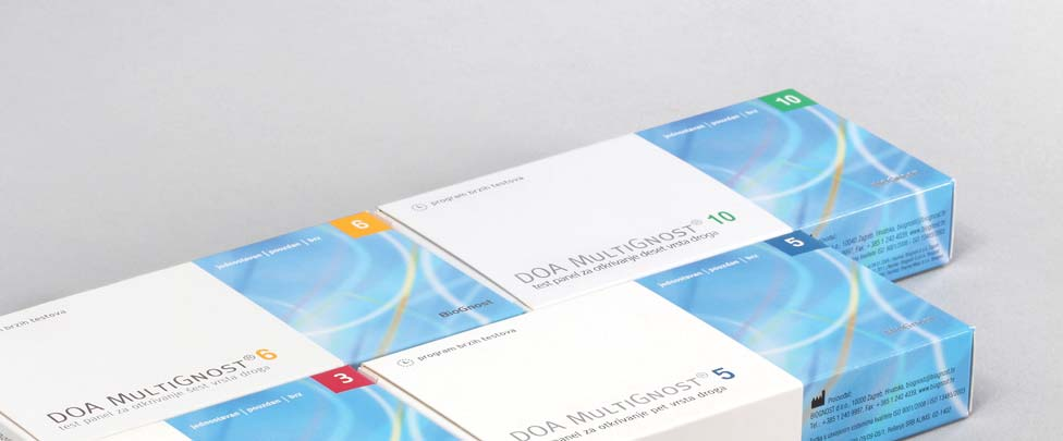 5 DOA MultiGnost testovi na više vrsta droga / Program brzih testova za kućnu primjenu DOA MULTIGNOST 3 TEST PANEL Test panel za otkrivanje 3 vrste