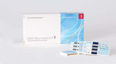 kataloški broj DOA003 DOA MULTIGNOST 5 TEST PANEL Test panel za otkrivanje 5 vrsta droga u urinu Za otkrivanje 5 različitih vrsta droga (THC -