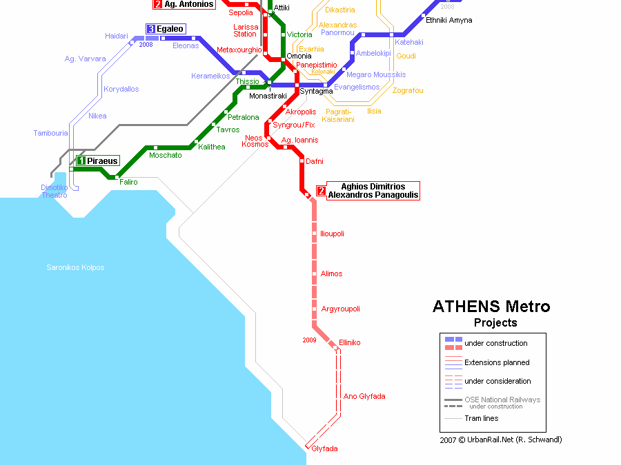 Δημιουργία νέας γραμμής 4 από Μαρούσι προς Σύνταγμα και έπειτα ξανά βόρεια προς Εξάρχεια Κυψέλη Γαλάτσι.