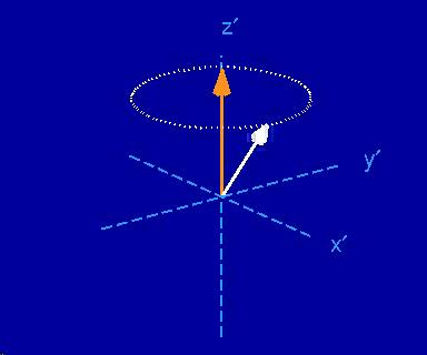 Μετάπτωση Τα Spins εμφανίζουν μετάπτωση παράλληλα με το εφαρμοζόμενο μαγνητικό πεδίο, B 0