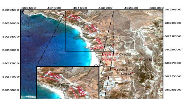 5.4 Σεισμικά δεδομένα Εξετάζονται τα αποτελέσματα από τις μετρήσεις που πραγματοποιήθηκαν στις τρεις πρώτες γραμμές μελέτης της σεισμικής διασκόπησης: Line FAS 1, Line FAS 2, Line FAS 3("ΣΥΜΒΟΛΗ ΤΗΣ