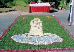 Unha volta polas alfombras da comarca do ano 2011 n Andrés Sampedro Fernández San Xoán de Vilacoba (Salvaterra de Miño) San Mamede de Vilar (Mondariz) Santiago de Oliveira (Ponteareas)