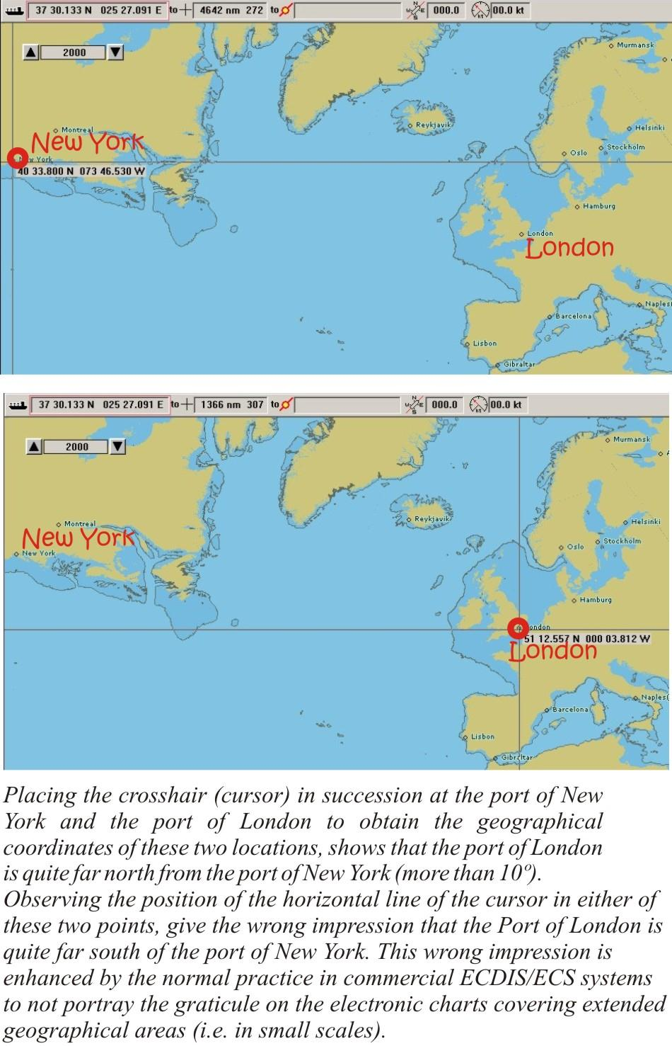 Υαξηνγξαθηθέο Πξνβνιέο ζην ζύζηεκα ECDIS Map projections in Traditional Navigation In traditional marine navigation the employment of map projections is practically restricted to the Mercator and the