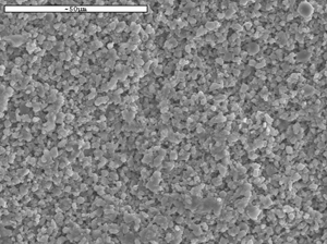 6 (α-β) Φωτογραφίες SEM και (γ) στοιχειακή ανάλυση της µεγάλης επίπεδης ορθογώνιας επιφάνειας της µεµβράνης.