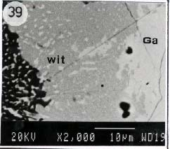 χαλκοπυρίτης, aik = Αϊκινίτης). Εικ. 39.Βιττισενίτης µε γαληνίτη.
