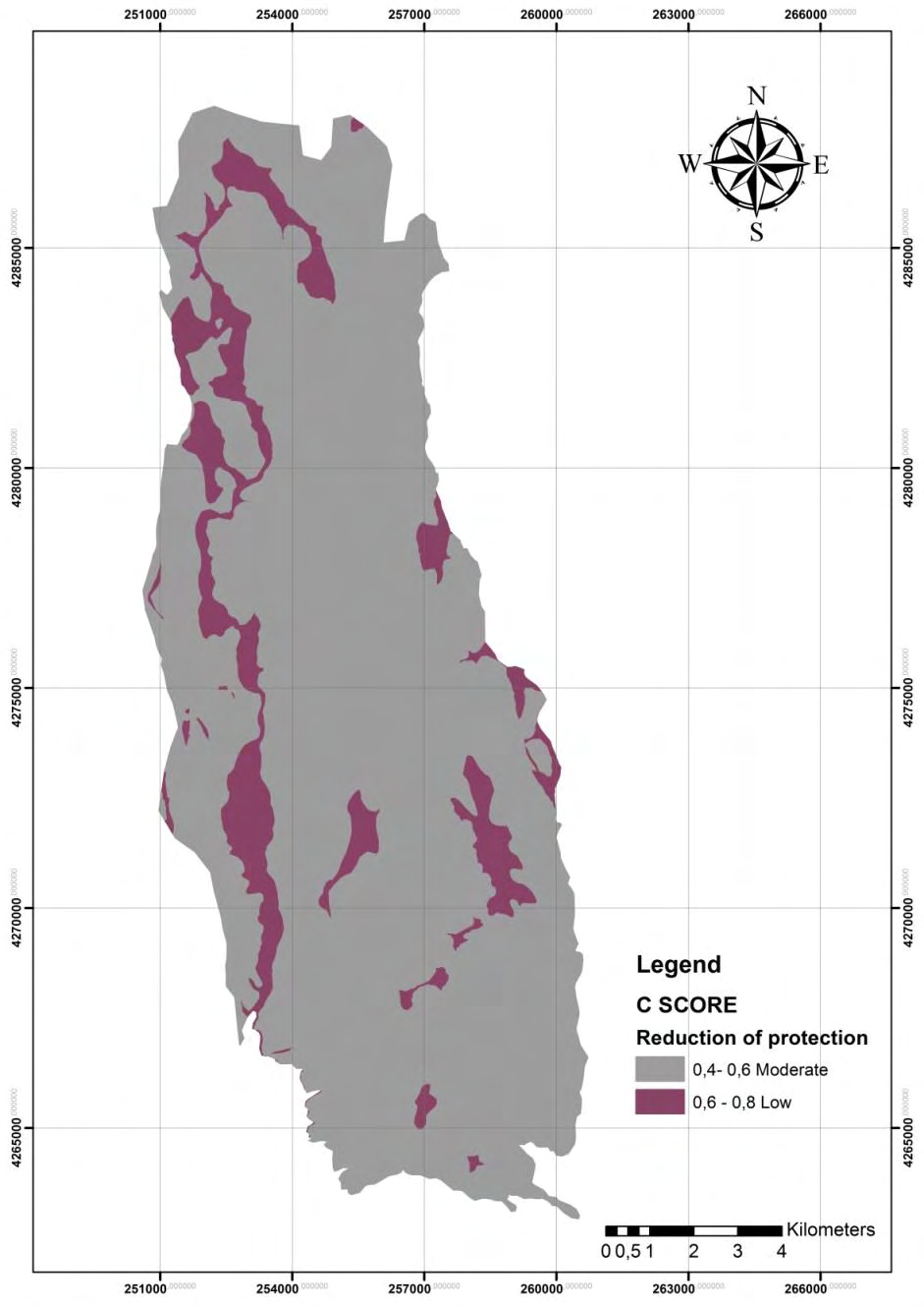 Πίνακας 8.22 : Τιμές του παράγοντα C C SCORE Reduction of protection 0 0.2 Very high 0.2 0.