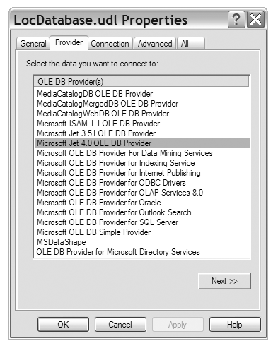 ΠΑΡΑΡΤΗΜΑ B USER S GUIDE Figure 2.4 (Browse Window) Browse your hard disk to find the "Data Link File" and press "OK".