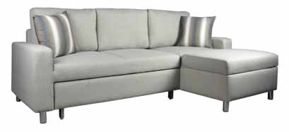 Π. 2100 5 Γωνιακός καναπές Recliner από bonded leather (με