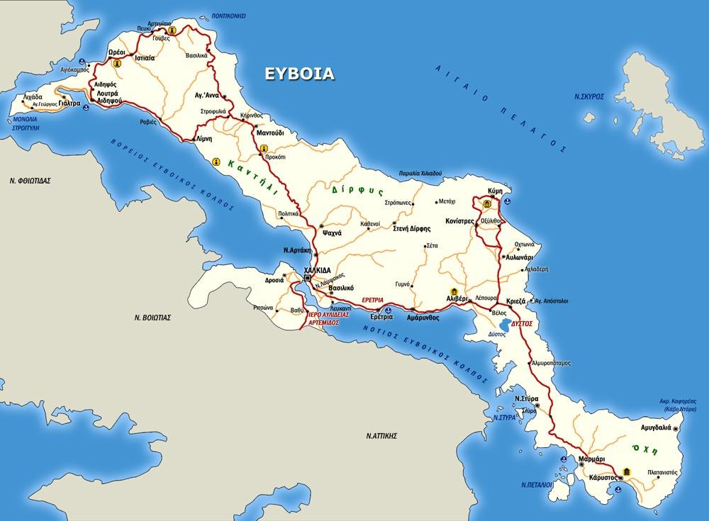 ΠΟΛΙΤΙΚΟΣ ΧΑΡΤΗΣ Ν.ΕΥΒΟΙΑΣ ΠΗΓΗ: https://www.google.