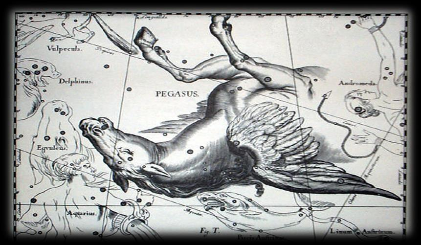 Πήγασος Pegasus (φαίνεται το Φθινόπωρο) Ο αστερισμός του Πήγασου, του φτερωτού αλόγου, είναι ένα μεγάλο σχέδιο αστεριών που χαρακτηρίζονται από ένα μεγάλο