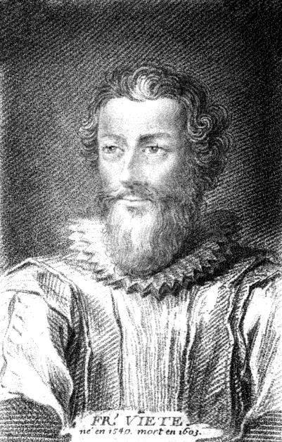 François Viète Εικόνα 1 Επάγγελμα: δικηγόρος (1540-1603) Γάλλος Σύμβουλος του Ερρίκου ΙΙΙ και του