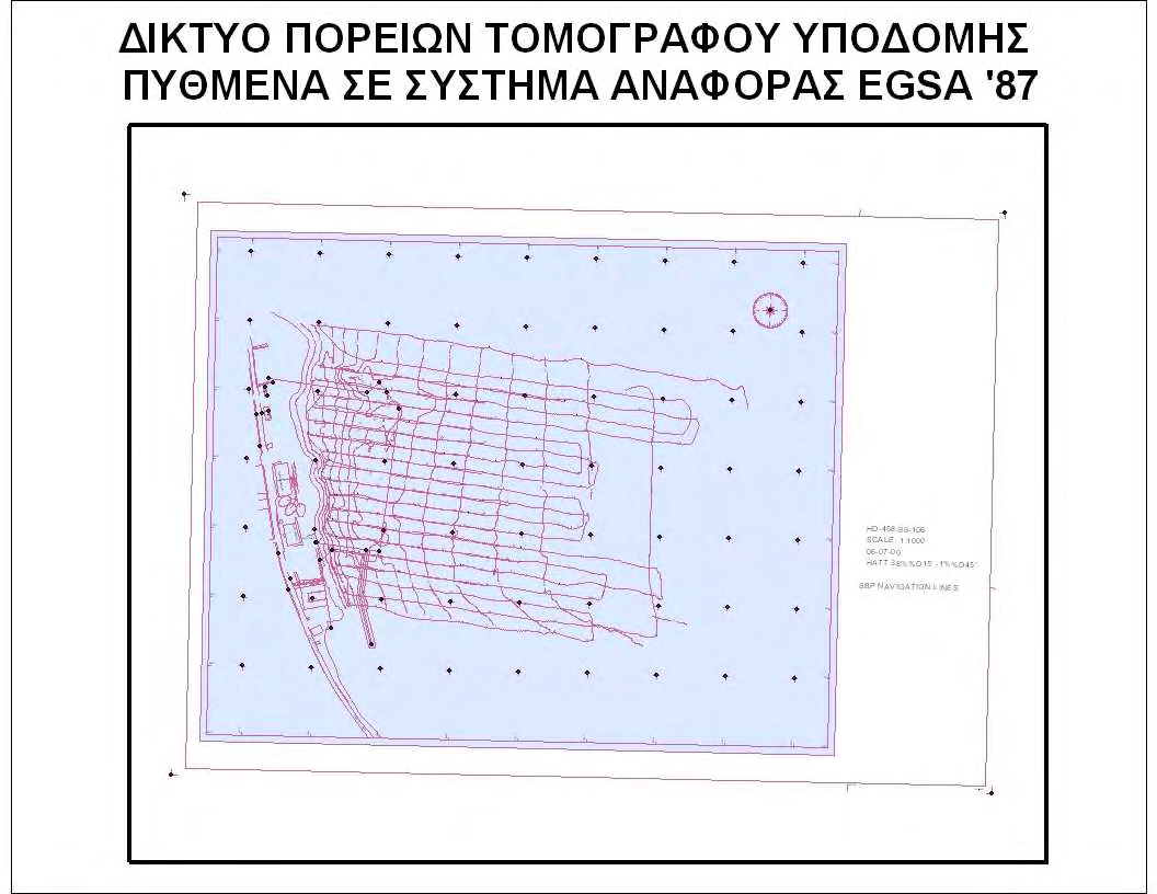 Μεθοδολογία αναµενόµενο µε την αλλαγή του συστήµατος αναφοράς (Χάρτης 3.4.1 και Χάρτης 3.4.2).