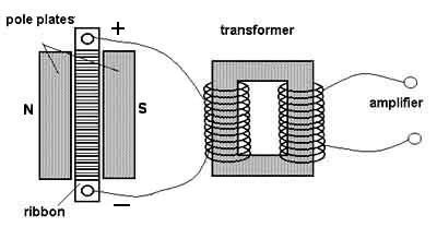Μεγάφωνα ταινίας (ribbon) πλάκες μαγνήτη μετασχηματιστής (προαιρετικός) σήμα από ενισχυτή ταινία (α) (β) (γ) Σχήμα 5.