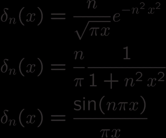 Η συνάρτηση δ του Dirac Η συνάρτηση δ (x) του Dirac είναι μια