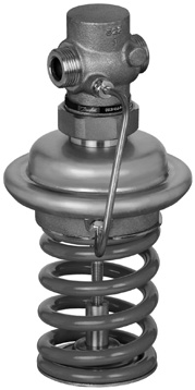pre nastavenie tlaku. Objednávanie Príklad 1 redukčný ventil AVD: Redukčný ventil na vodu; DN 15; k VS 4,0; PN 25; rozsah nastavenia 1 5 bar; T max 150 C; vonk.