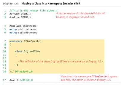 Παρ. κλάσης σε namespace (αρχείο.