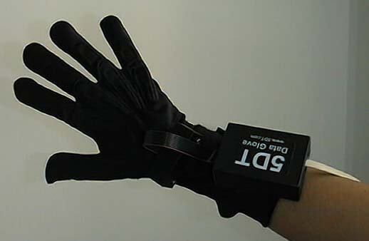 συστήματος. Σχήμα 4.7. Το γάντι δεδομένων Data Glove 16 της εταιρίας 5DT. 4.4.5. Γυαλιά τρισδιάστατης απεικόνισης.