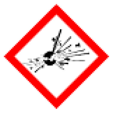 Ταξινόμηση Τύπος A Τύπος B Τύποι C & D Τύποι E & F Τύπος G 2 Εικονογράμματα GHS Προειδοποιητική λέξη Δήλωση επικινδυνότητας Κίνδυνος Κίνδυνος Κίνδυνος H240: Η θέρμανση μπορεί να προκαλέσει έκρηξη