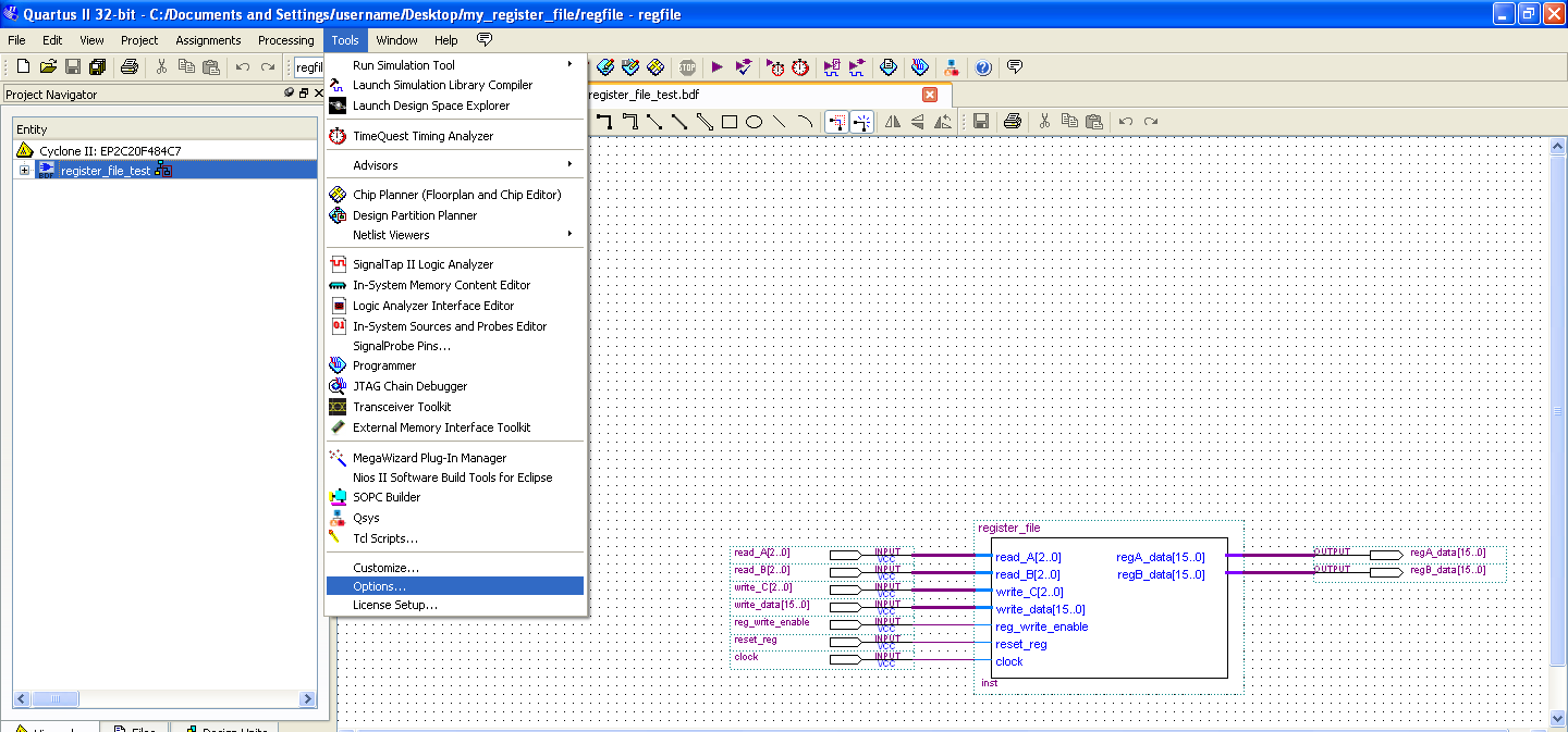 Modelsim-Altera 4. Από το menu του Quartus ΙΙ 11.