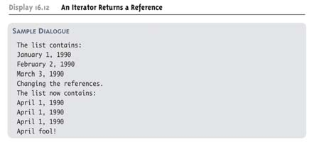 Iterator που επιστρέφει reference (2/4) 91 Iterator που