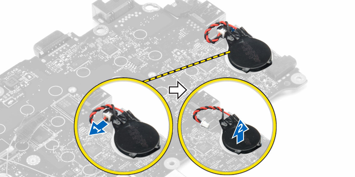 c. μνήμη d. διάταξη σκληρού δίσκου ή M.2 SSD ή PCIe SSD e. πληκτρολόγιο f. πλαίσιο βάσης σύνδεσης g. κάρτα WLAN h. κάρτα WWAN i. διάταξη ψύκτρας j. θύρα συνδέσμου τροφοδοσίας k.